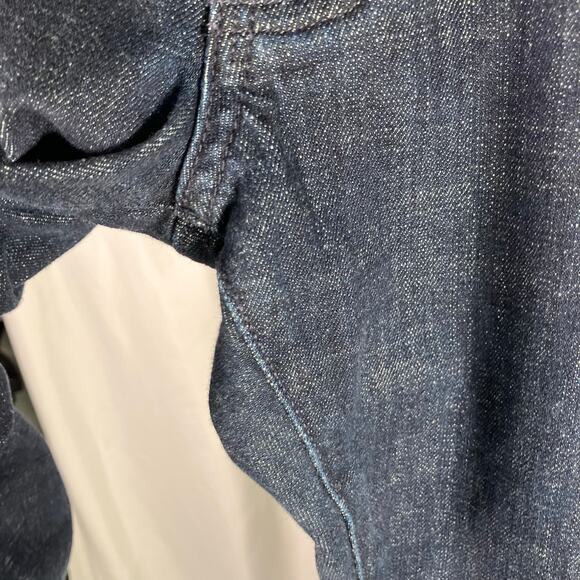 Lucky Brand 121 Heritage Slim Jeans Mens 28x32 Dark Wash Denim Mid Rise - Picture 4 of 16